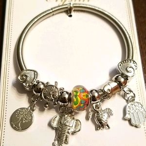 Boho charms bracelet